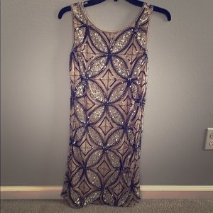 Camille La Vie size 6 sequined mini dress.